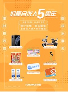 好屋合伙人五周年慶典 積分商城重磅回饋房產(chǎn)經(jīng)紀(jì)人